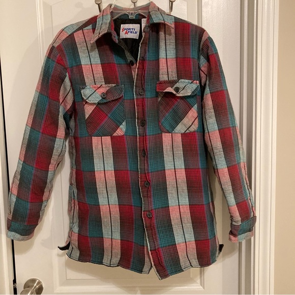 Sports Afield Jackets & Coats Vintage Red And Blue Plaid Sports